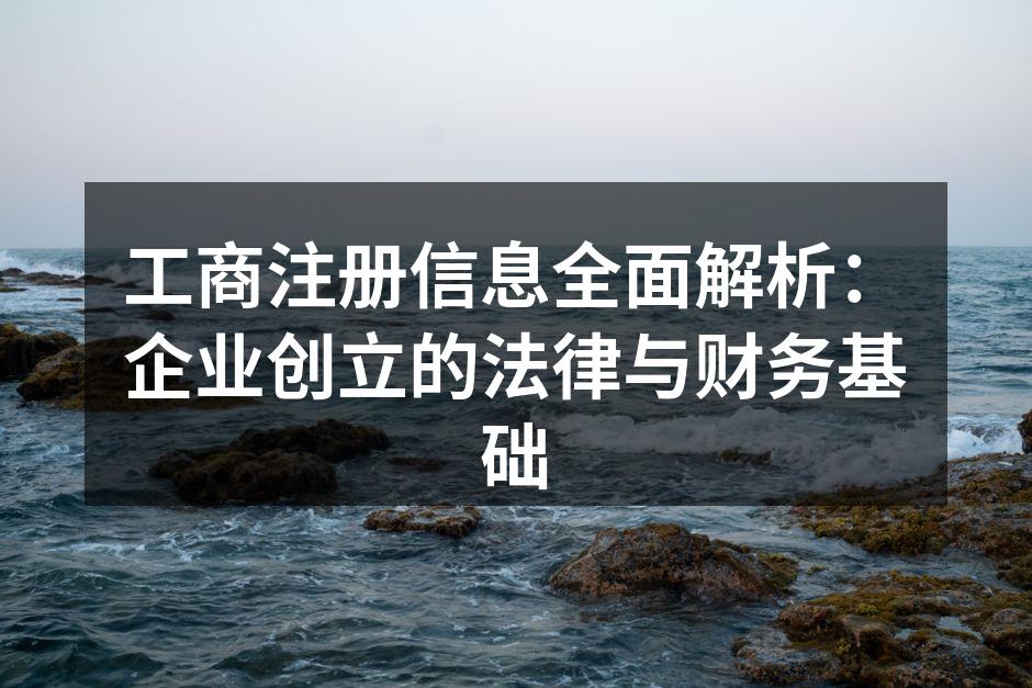 工商注册流程图示