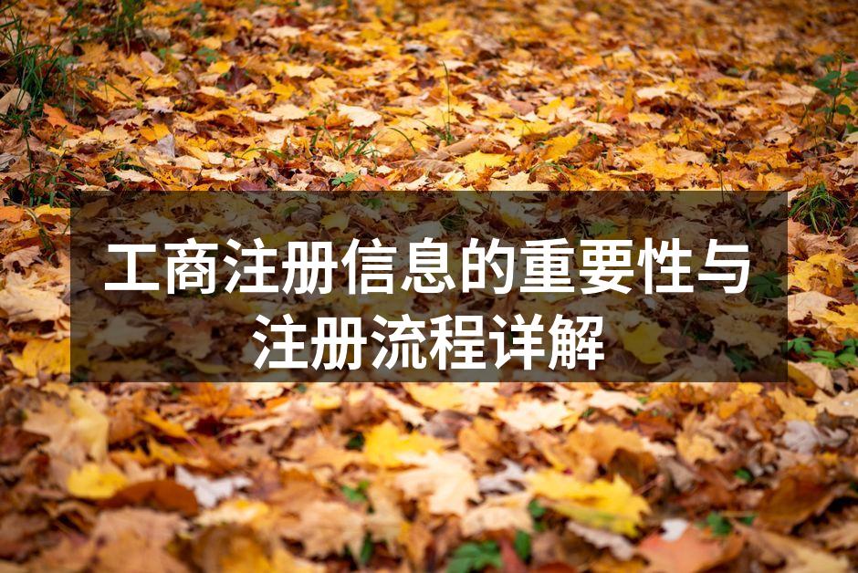 工商注册的重要性